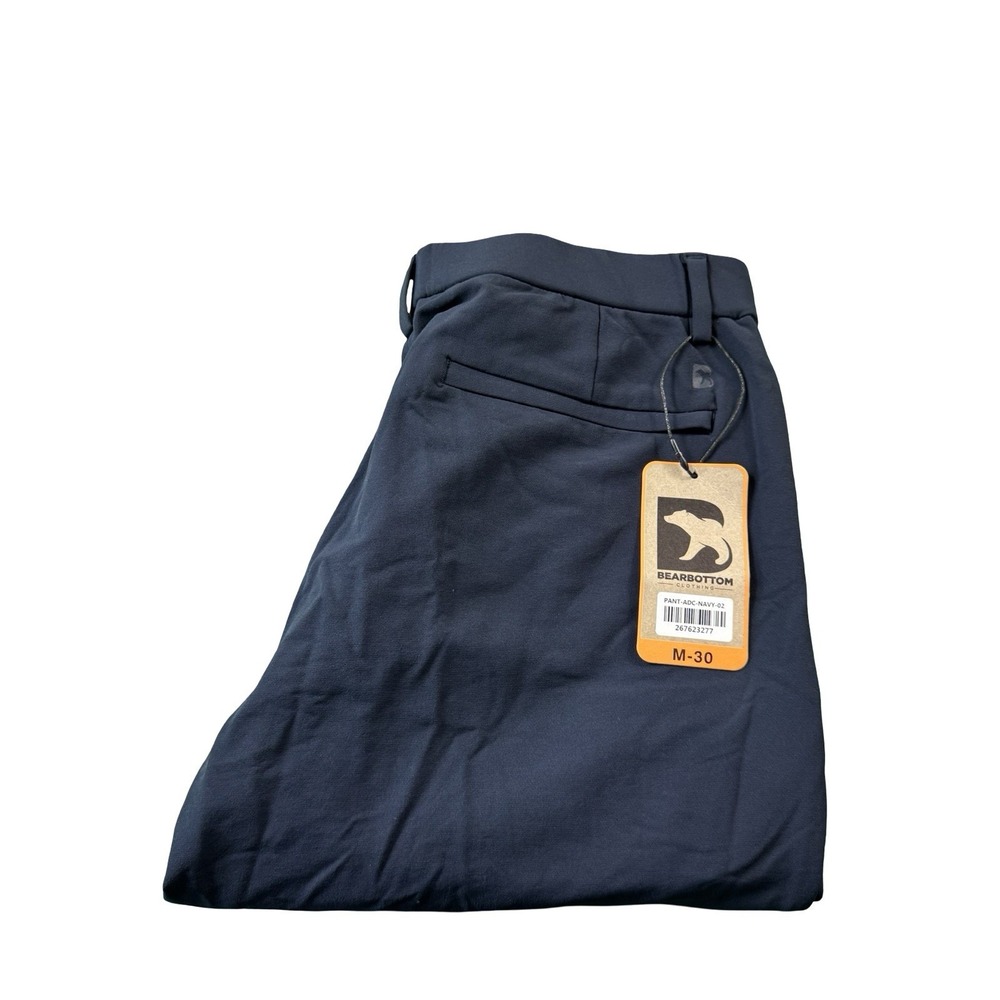 Bear Bottom Navy Blue Mens ADC Performance Pant Size Medium NWT